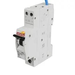 Electrical Lighting Contactum 50A Single Pole 1 Module C Curve 10kA 30mA Type A RCBO - Electrical Lighting Contactum 50A Single Pole 1 Module C Curve 10kA 30mA Type A RCBO