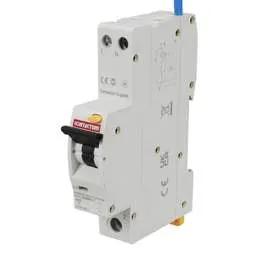 Electrical Lighting Contactum 10A 1P+N 1 Module Bidirectional C Curve 6kA 30mA Type A RCBO - Electrical Lighting Contactum 10A 1P+N 1 Module Bidirectional C Curve 6kA 30mA Type A RCBO