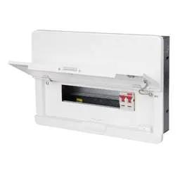 Electrical Lighting Contactum 10 Way 100A Isolator Incomer Flush Metal Clad Consumer Unit - Electrical Lighting Contactum 10 Way 100A Isolator Incomer Flush Metal Clad Consumer Unit
