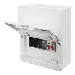 Electrical Lighting Contactum 6 Way 100A Isolator Incomer Metal Clad Consumer Unit - Electrical Lighting Contactum 6 Way 100A Isolator Incomer Metal Clad Consumer Unit