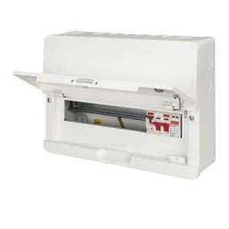 Electrical Lighting Contactum 12 Way 100A Isolator Incomer Metal Clad Consumer Unit with Type 2 SPD - Electrical Lighting Contactum 12 Way 100A Isolator Incomer Metal Clad Consumer Unit with Type 2 SPD