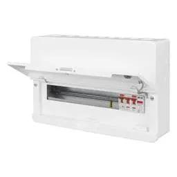 Electrical Lighting Contactum 14 Way 100A Isolator Incomer Metal Clad Consumer Unit with Type 2 SPD - Electrical Lighting Contactum 14 Way 100A Isolator Incomer Metal Clad Consumer Unit with Type 2 SPD