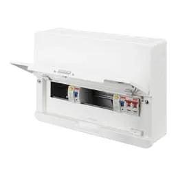 Electrical Lighting Contactum 10 Way Dual 100A Type A RCD High Integrity Metal Clad Consumer Unit - Electrical Lighting Contactum 10 Way Dual 100A Type A RCD High Integrity Metal Clad Consumer Unit