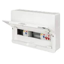 Electrical Lighting Contactum 10 Way Dual 63A Type A RCD High Integrity Metal Clad Consumer Unit - Electrical Lighting Contactum 10 Way Dual 63A Type A RCD High Integrity Metal Clad Consumer Unit