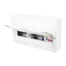 Electrical Lighting Contactum 14 Way Dual 100A Type A RCD High Integrity Metal Clad Consumer Unit - Electrical Lighting Contactum 14 Way Dual 100A Type A RCD High Integrity Metal Clad Consumer Unit