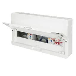 Electrical Lighting Contactum 14 Way Dual 100A RCD High Integrity Metal Clad Consumer Unit with Type 2 SPD - Electrical Lighting Contactum 14 Way Dual 100A RCD High Integrity Metal Clad Consumer Unit with Type 2 SPD