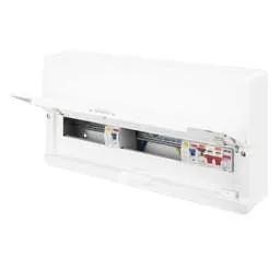 Electrical Lighting Contactum 16 Way Dual 100A RCD High Integrity Metal Clad Consumer Unit with Type 2 SPD - Electrical Lighting Contactum 16 Way Dual 100A RCD High Integrity Metal Clad Consumer Unit with Type 2 SPD