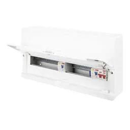 Electrical Lighting Contactum 18 Way Dual 100A Type A RCD High Integrity Metal Clad Consumer Unit - Electrical Lighting Contactum 18 Way Dual 100A Type A RCD High Integrity Metal Clad Consumer Unit