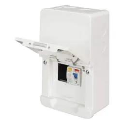 Electrical Lighting Contactum Metal Clad Garage Unit with 63A Type A RCD - Electrical Lighting Contactum Metal Clad Garage Unit with 63A Type A RCD