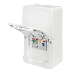 Electrical Lighting Contactum Metal Clad Garage Unit with 63A Type A RCD and 6A and 16A MCB - Electrical Lighting Contactum Metal Clad Garage Unit with 63A Type A RCD and 6A and 16A MCB