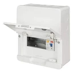 Electrical Lighting Contactum 6 Way 63A 30mA Type A RCD Incomer Metal Clad Consumer Unit - Electrical Lighting Contactum 6 Way 63A 30mA Type A RCD Incomer Metal Clad Consumer Unit
