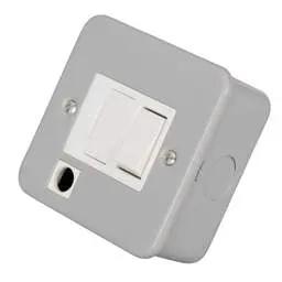 pvc back boxes Crabtree - 13A DP Switched Fused Spur with Flex Outlet Metal Clad - pvc back boxes Crabtree - 13A DP Switched Fused Spur with Flex Outlet Metal Clad