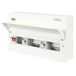 Electrical Lighting Crabtree Starbreaker 3+6+5 Dual 80A Type A RCD High Integrity Metal Clad Consumer Unit - Electrical Lighting Crabtree Starbreaker 3+6+5 Dual 80A Type A RCD High Integrity Metal Clad Consumer Unit