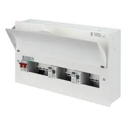 Electrical Lighting Crabtree Starbreaker 6+4+4 High Integrity Dual 80A Type A RCD Metal Clad Consumer Unit - Electrical Lighting Crabtree Starbreaker 6+4+4 High Integrity Dual 80A Type A RCD Metal Clad Consumer Unit