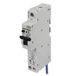 Electrical Lighting Cudis ROSB 6A 1P+N 1 Module B Curve 10kA 30mA Type A RCBO - Electrical Lighting Cudis ROSB 6A 1P+N 1 Module B Curve 10kA 30mA Type A RCBO