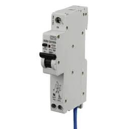 Electrical Lighting Cudis ROSB 32A 1P+N 1 Module C Curve 10kA 30mA Type A RCBO - Electrical Lighting Cudis ROSB 32A 1P+N 1 Module C Curve 10kA 30mA Type A RCBO