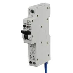 Electrical Lighting Cudis ROSB 50A 1P+N 1 Module B Curve 10kA 30mA Type A RCBO - Electrical Lighting Cudis ROSB 50A 1P+N 1 Module B Curve 10kA 30mA Type A RCBO