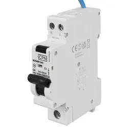 Electrical Lighting Cudis ROSNBI 6A 1P+N 1 Module Bidirectional C Curve 6kA 30mA Type A RCBO - Electrical Lighting Cudis ROSNBI 6A 1P+N 1 Module Bidirectional C Curve 6kA 30mA Type A RCBO