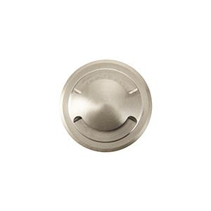 Brushed chrome dimmer switch knob for electrical lighting accessories