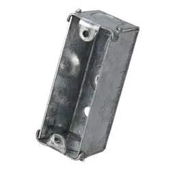 back box Deta 1 Gang 27mm Metal Knockout Architrave Switch Box (Sold in 1's) - back box Deta 1 Gang 27mm Metal Knockout Architrave Switch Box (Sold in 1's)