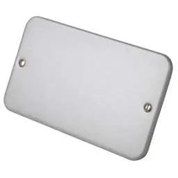 pvc back boxes Deta 2 Gang Blank Plate Metal Clad - pvc back boxes Deta 2 Gang Blank Plate Metal Clad