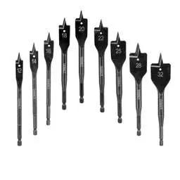 flat woodbit DeWALT DT70751-QZ 9 Piece Extreme Impact Flat Bit Set - flat woodbit DeWALT DT70751-QZ 9 Piece Extreme Impact Flat Bit Set
