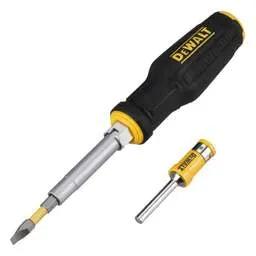 screwdriver DeWALT Full Fit 6 Way Multi-bit Screwdriver - screwdriver DeWALT Full Fit 6 Way Multi-bit Screwdriver