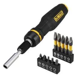 screwdriver DeWALT MaxFit 11 Piece Ratchet Telescopic Multi-Bit Screwdriver Set - screwdriver DeWALT MaxFit 11 Piece Ratchet Telescopic Multi-Bit Screwdriver Set
