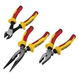 pliers and cutters DeWALT 3 Piece VDE Plier Set - pliers and cutters DeWALT 3 Piece VDE Plier Set