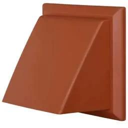 a grilles Domus Ventilation 125mm 5" Cowled Outlet with Damper Terracotta - a grilles Domus Ventilation 125mm 5" Cowled Outlet with Damper Terracotta