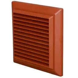 a grilles Domus Ventilation 125mm 5" Fixed Grille Terracotta - a grilles Domus Ventilation 125mm 5" Fixed Grille Terracotta