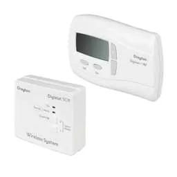 thermostats Drayton Digistat+1RF Wireless Room Thermostat and Receiver - thermostats Drayton Digistat+1RF Wireless Room Thermostat and Receiver