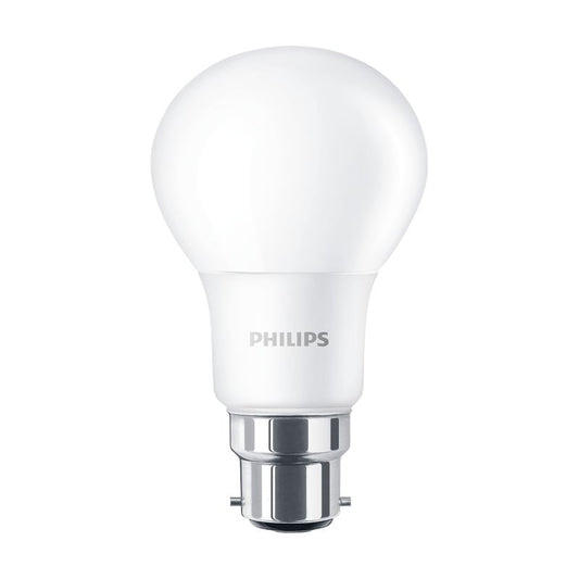 LED light bulb with B22 bayonet cap, energy-efficient white lighting
