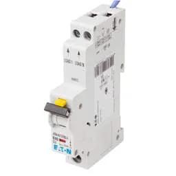 Electrical Lighting Eaton 40A Single Pole 1 Module B Curve 10kA 30mA Type A RCBO - Electrical Lighting Eaton 40A Single Pole 1 Module B Curve 10kA 30mA Type A RCBO