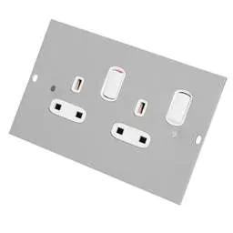 floor sockets Electrak Legrand 13A 2 Gang Double Switched Socket for Floor Box - floor sockets Electrak Legrand 13A 2 Gang Double Switched Socket for Floor Box