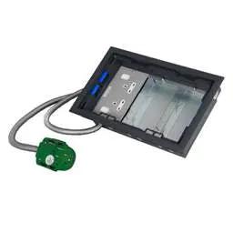 floor sockets Electrak Legrand 3 Compartment Box with 3m 2P+E+CE Tap-Off and Twin Socket Plate - floor sockets Electrak Legrand 3 Compartment Box with 3m 2P+E+CE Tap-Off and Twin Socket Plate