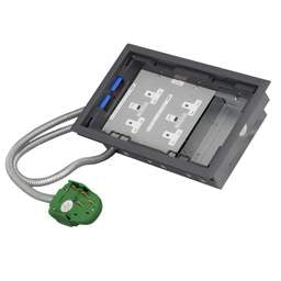 floor sockets Electrak Legrand 3 Compartment Box with 5m 2P+E+CE Tap Off and 2 Twin RCD Socket Plate - floor sockets Electrak Legrand 3 Compartment Box with 5m 2P+E+CE Tap Off and 2 Twin RCD Socket Plate
