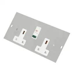 floor sockets Electrak Legrand 2 Gang RCD Socket Accessory Plate 75mm Width - floor sockets Electrak Legrand 2 Gang RCD Socket Accessory Plate 75mm Width