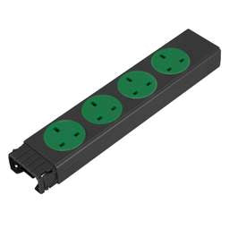 floor sockets Electrak Legrand 4 Gang Socket Module Fused - Rotatable Green - 2P+CE - floor sockets Electrak Legrand 4 Gang Socket Module Fused - Rotatable Green - 2P+CE