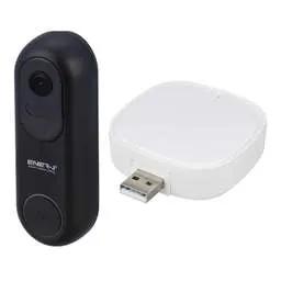 doorbell Enerj 1080P Wired and Wireless Video Doorbell with USB Chime - Doorbell doorbell Enerj 1080P Wired and Wireless Video Doorbell with USB Chime Doorbell