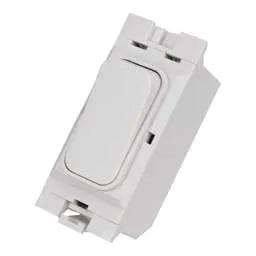 Electrical Lighting Enerj ECO Range Wireless Grid Switch Hager Style White - Electrical Lighting Enerj ECO Range Wireless Grid Switch Hager Style White