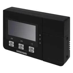 thermostats Sangamo Three Channel Digital Programmer Black - thermostats Sangamo Three Channel Digital Programmer Black
