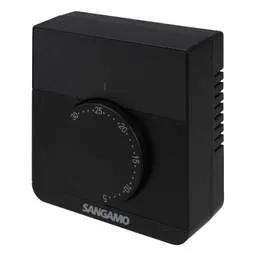 thermostats Sangamo Electronic Room Thermostat Black - thermostats Sangamo Electronic Room Thermostat Black