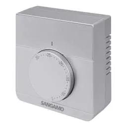thermostats Sangamo Electronic Room Thermostat Silver - thermostats Sangamo Electronic Room Thermostat Silver