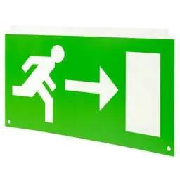 EMERGECNY LIGHTING Eterna Signs Directive Left / Right Arrow Legend for EXITMMO - EMERGECNY LIGHTING Eterna Signs Directive Left / Right Arrow Legend for EXITMMO