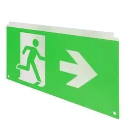 EMERGECNY LIGHTING Eterna Left / Right Arrow ISO 7010 Legend for EXITMMO Exit Sign - EMERGECNY LIGHTING Eterna Left / Right Arrow ISO 7010 Legend for EXITMMO Exit Sign