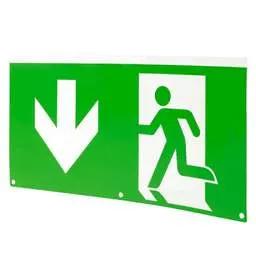 EMERGECNY LIGHTING Eterna Down Arrow ISO 7010 Legend for SIGNLEDEM3 Range - EMERGECNY LIGHTING Eterna Down Arrow ISO 7010 Legend for SIGNLEDEM3 Range