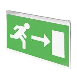 EMERGECNY LIGHTING Eterna Signs Directive Left/Right Arrow Legend for use with LEDMDDEM3 - EMERGECNY LIGHTING Eterna Signs Directive Left/Right Arrow Legend for use with LEDMDDEM3