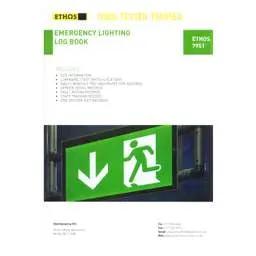 Electrical Lighting Ethos Emergency Lighting Log Book - Electrical Lighting Ethos Emergency Lighting Log Book