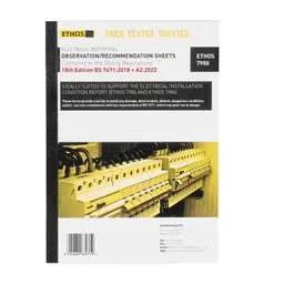 Electrical Lighting Ethos Electrical Observation/Recommendation Reports 18th Edition Amendment 2 - Electrical Lighting Ethos Electrical Observation/Recommendation Reports 18th Edition Amendment 2